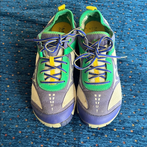 Merrell barefoot trail running sneakers size 9 Green and Purple - Picture 2 of 7